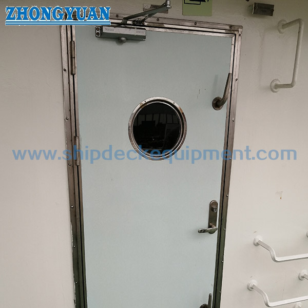 Single-Leaf A-60 Fire-Rated Marine Door | Hinged Steel Door for A-Class Bulkheads