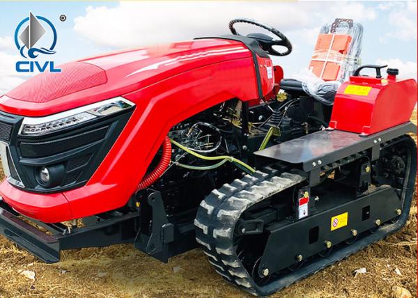 22-50hp Crawler Rotary Tiller / Agricultural Orchard Diesel Fertilization Micro Tiller / Pastoral Management Machine