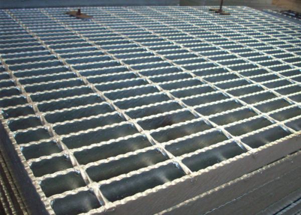 6mm Twisted Bar Galvanized Steel Gratings Anti Slip Drain Grid Cover