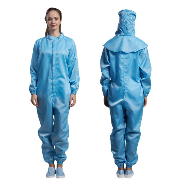 Брюки работы длинной чистой комнаты ESD 2.5mm футболки рукава анти- статической с капюшоном