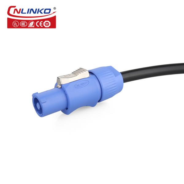 CNLINKO Power Male Female Connector Plug Round 3 Pin Connector for Electric Bicycle Portable Generators