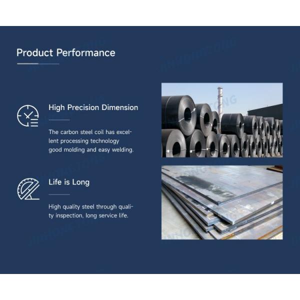 Certificate sirm Technique Hot Rollled Jinhongtong HR coil HRC prime newly produced hot rolled steel coils