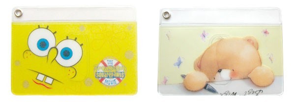 Personalized Cute Pvc Badge Holder / Customized Durable Name Badge Holders