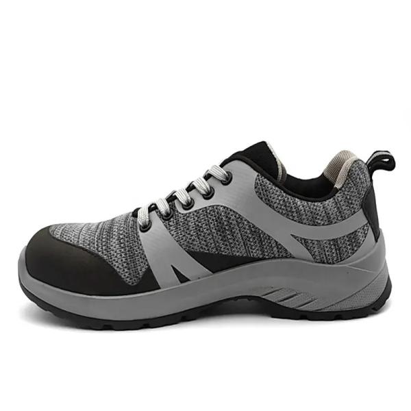 Breathable Sports Fashion Steel Toe Shoes Anti Impact Fly Knit Shoes Fly Knitting