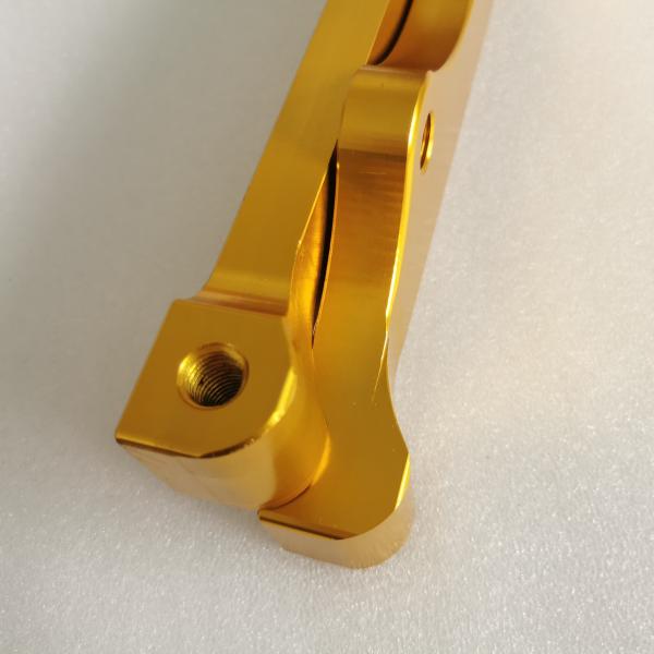 Частей автомобиля кронштейна крумциркуля тормоза золота оксидации алюминиевые 7075 передних