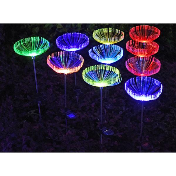 Solar optical fiber jellyfish Lights Outdoor Lawn Park Decoration Lamp LED
