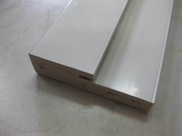 Dos moldes decorativos internos do PVC da espuma da prova da traça quadro de porta composto plástico de madeira