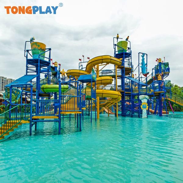 Combined Into One Customized Complete Set of Children's Fun Water Amusement Equipment Outdoor Water Park Water Playground