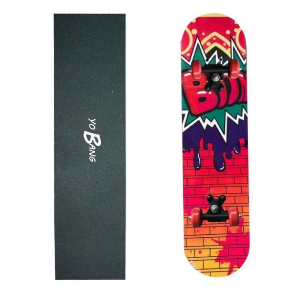 YOBANG unicorn 28inch Mini Skateboard PP truck four red wheels for boys girls kids