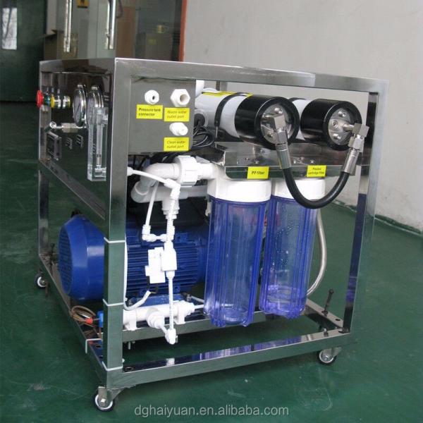 SS 316L Material Sea Water Reverse Osmosis Plant DOW membrane 4% Recovery