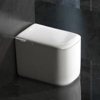 Toilet intelligent électrique en céramique sanitaire pour hôtel, cuvette de toilette intelligente monobloc pour salle de bain, bidet