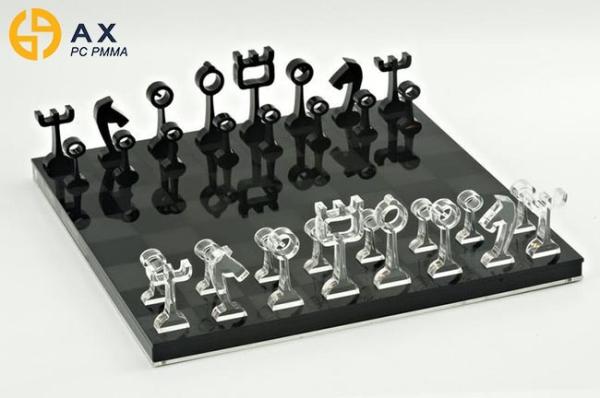 PMMA Acrylic Transparent Lucite Chess Set