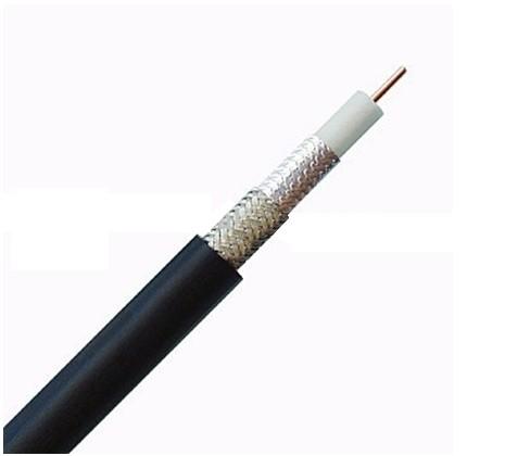 RG412 75 ohm CATV Coaxial Cable with Messenger, RG412 Braid Cable for CCTV, CATV System