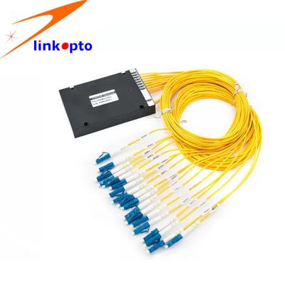 Multiplexer em forma de caixa da cor do canal do ABS CWDM 16 com fibra dos conectores 3.0mm do LC/UPC