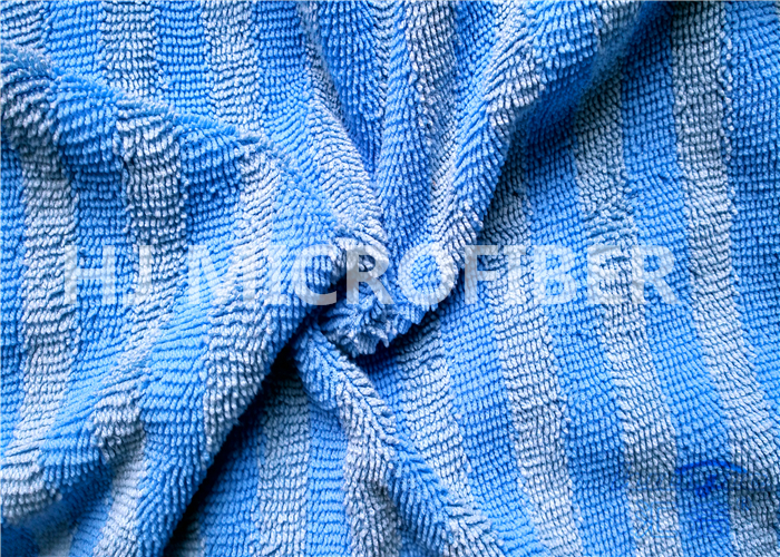 Microfiber связанное Warp голубое переплело ткань кучи для ветоши/сыпни, ткани полиэфира