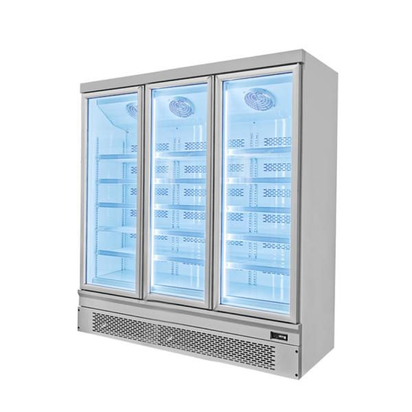 Fan Cooling Glass Door Freezer With Capacity Ranges From 457L To 1545L