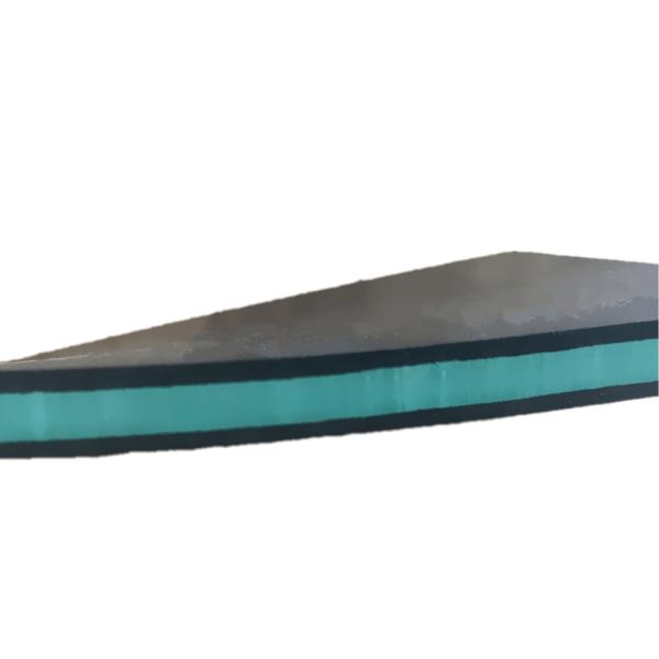 Лист конвейерной ленты юбки черного зеленого черного сэндвича резиновый