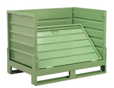 Warehouse Metal Storage Bins-folding metal steel storage cage