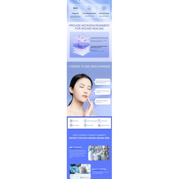 Factory Custom Type III Collagen Patch for Face for Sensitive Skin Moisturizing Wound Restoration for All Skin Types Beauty