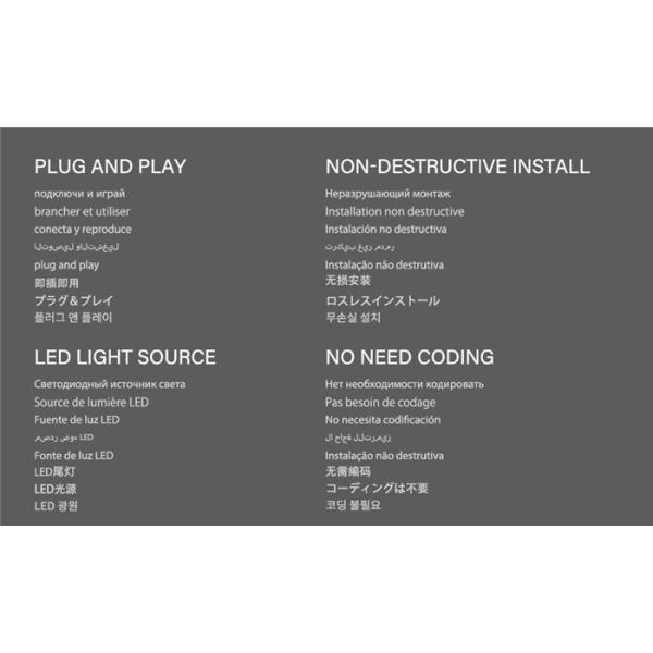 Кабель автомобиля СИД 3 дюймов освещает гольф 7 замены СИД Vw модели Фольксваген