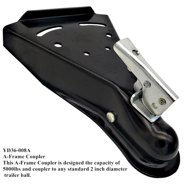 2inch Straight Tongue Trailer Coupler