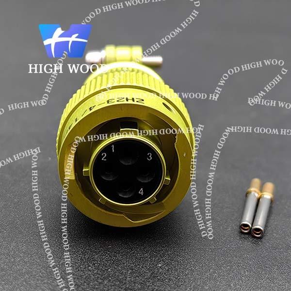 ZH23 Series  Environmental Resistance Bayonet Electrical Connector，ZH23-4/14P-6-B