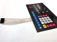Impresión LCD gráfica en capas de bolsillo, teclado, lámina de interruptor de cúpula para recubrimiento médico