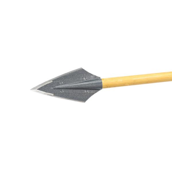 Fixed 2 Blade Broadheads 125 Grain Welding Head For Wood Arrow Archery