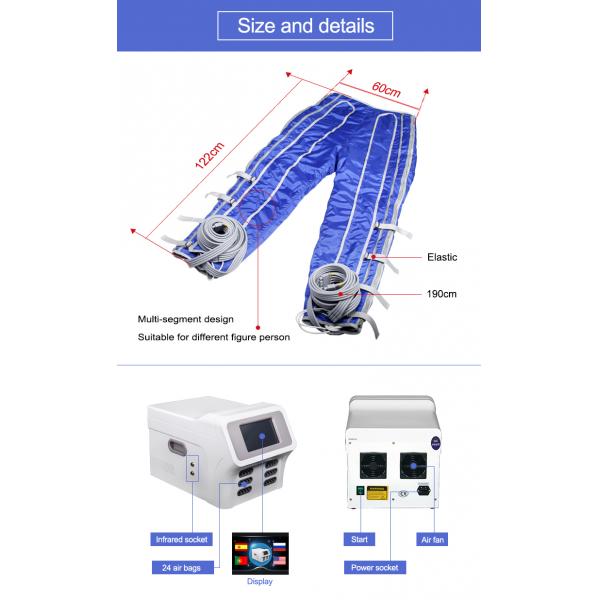 LF-1032a infrared pressotherapy machinery/body pressure therapy/pressotherapy device