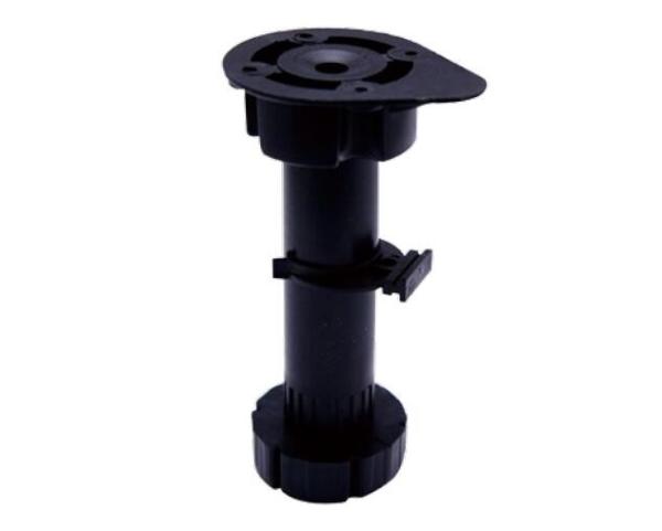 Pp / Abs Plastic Adjustable Cabinet Feet Easy Installation In Black / White Color