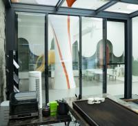 Customizable Aluminum Sliding Door with Glass Options