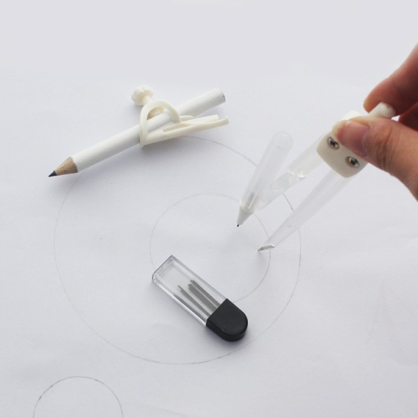 math stationery plastic compass geometry set
