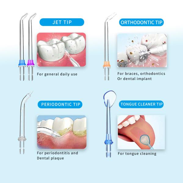 A água recarregável Irrigator para os dentes KC Multifunction aprovou