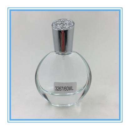 flor roja 50ml en fábrica vacía del yunwu de zhangjiagang de botellas del perfume alto del cristal