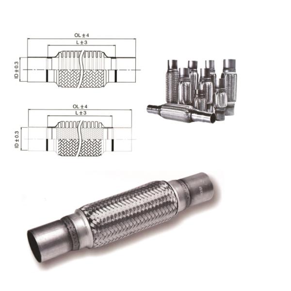 SS201 нержавеющей стали 2 x 6 x 10 соединение гибкого трубопровода вытыхания дюйма