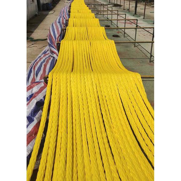 Tanker Oil Ship Amsteel Winch LineTwelve Strand 60mm Bright Colour Special Coating