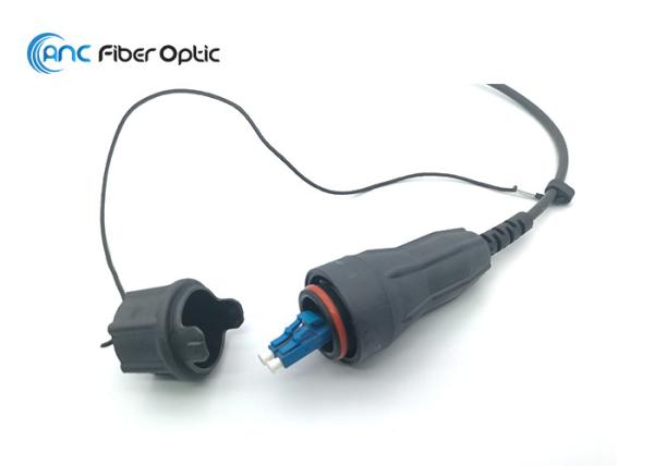 Duplex LC Fullaxs Fiber Optic Cable Connectors Ruggedised Sealing System For 4.8mm Cable