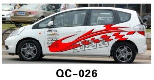 Personalised Car Body Sticker QC-026B / PVC Car Decoration