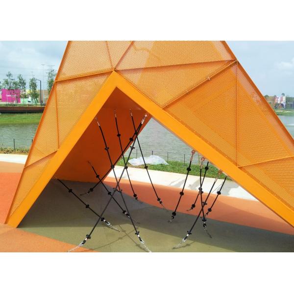 Tough PA6 Playground Spare Parts Climbing Knot For 16mm Combination Rope