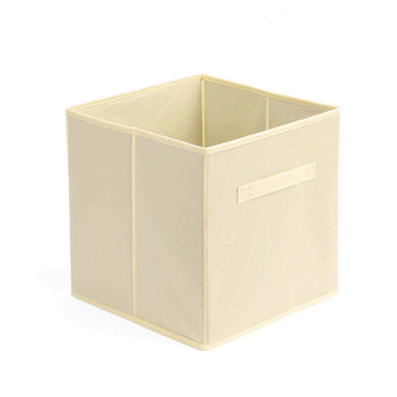 Factory Wholesale Square Foldable Non-Woven Fabric Storage Box Bins Space Saving Closet Storage for Clothing