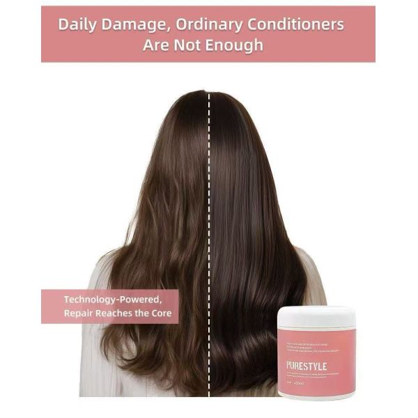 450ml Organic Hair Mask Smoothing Collagen Keratin Treatment Hair Care Conditioner Hair Straightening Cream OEM
