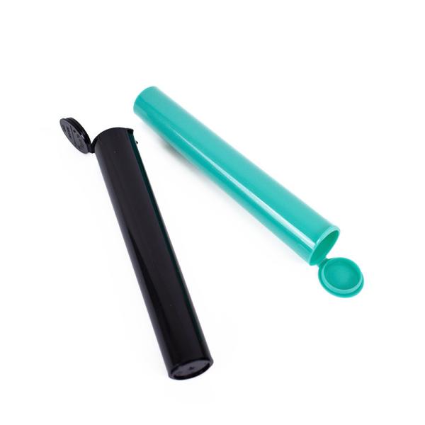 Custom Pop Top Plastic Pop Black Pop Tubes Squeeze Sides Tube Heat Transfer Printing Labeling Child Resistant Bottle Tubes