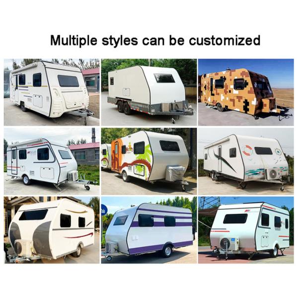 Campista 400AH 120L do curso rv de Sofa Bed Camper Caravan Trailer