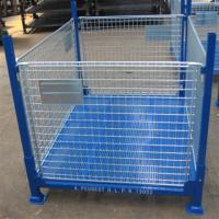 Container de paletes de aço de armazenamento dobrável personalizado