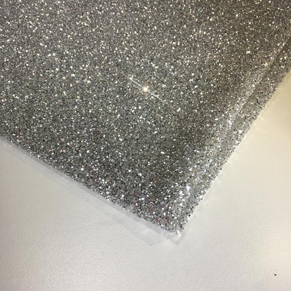 High Brightness Glitter Wall Fabric , Textured Glitter Wallpaper For Household Room