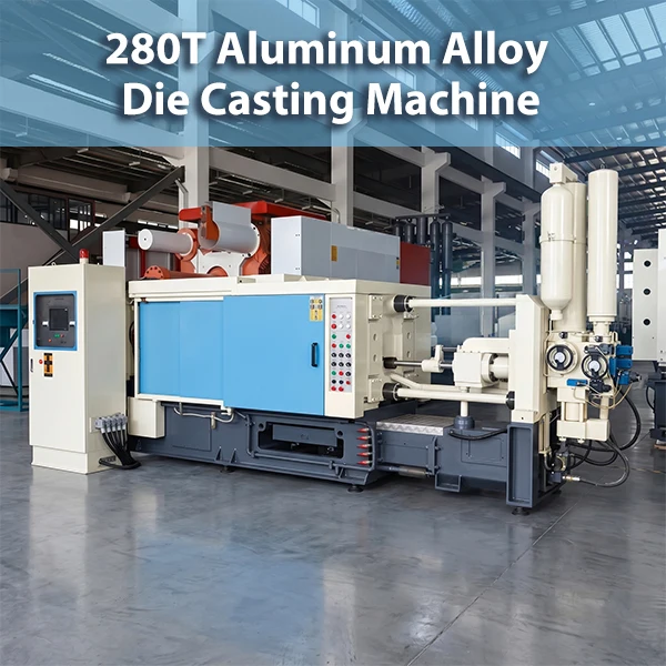 Die Casting Aluminum Front Lamp Heat Sink Base Machine 280T Cold Chamber Diecast Machine