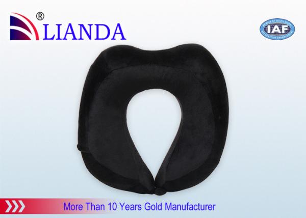 New Patent Travel Pillow Boots With Carry Bag Itself ,  Black Velboa Cover Plane