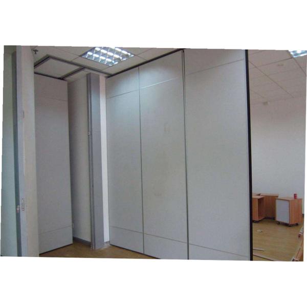 Pared de división de desplazamiento movible insonora decorativa interior de la oficina Singapur