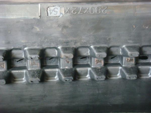 Rubber Track 280x72x64 Construction Machinery Parts Excavator Mini Excavator Rubber Track