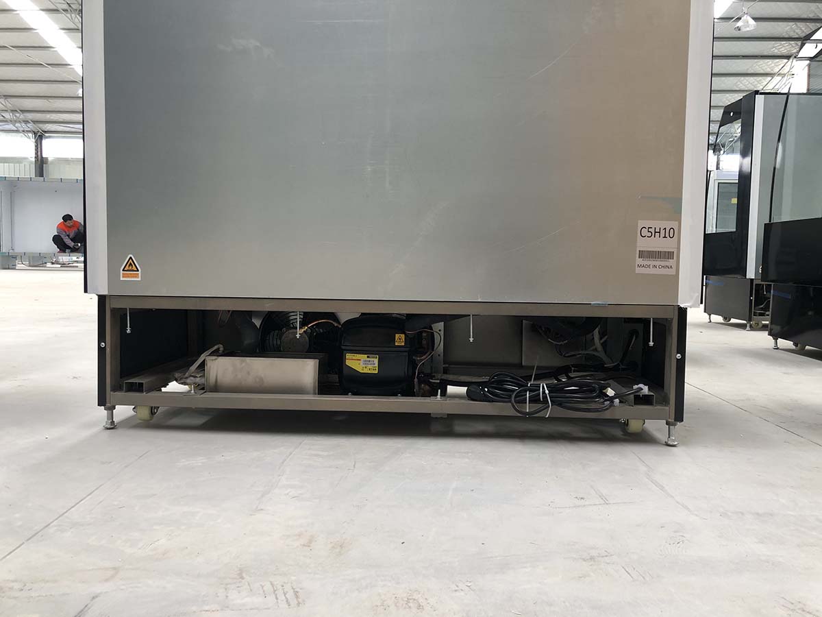 Размораживая 660mm Refrigerated холодильник открытой выкладки R290